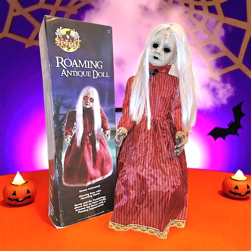 Animated Moving Talking Roaming Rosie antique doll